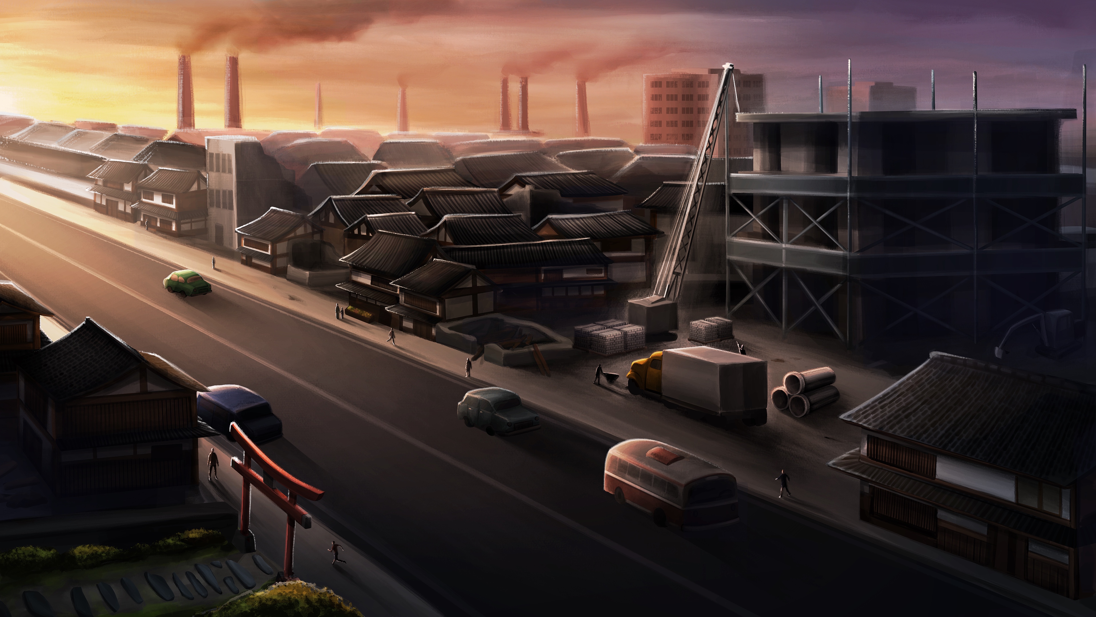 Japan scenario artwork